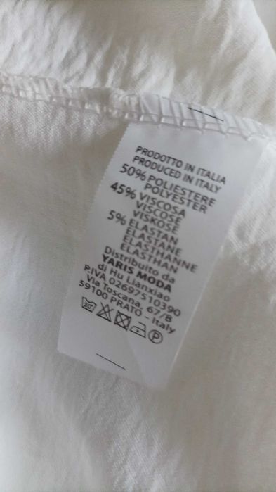 Narzutka damska letnia biała.