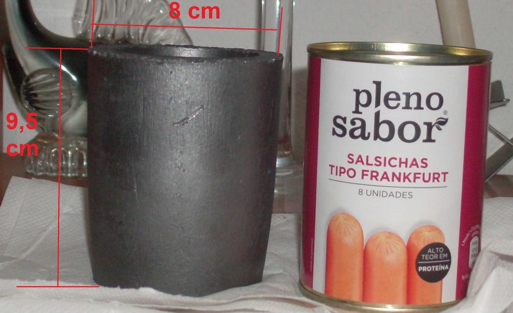 Cadinho para fundicao