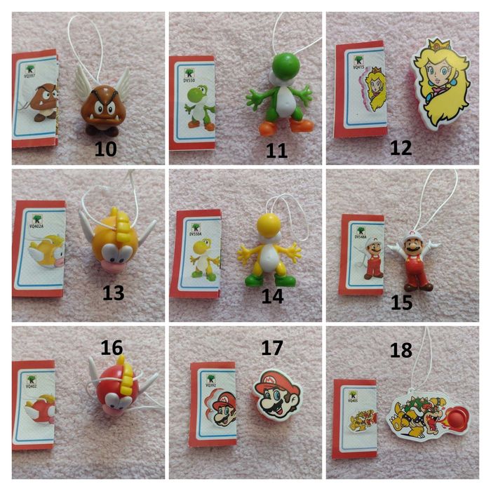 Figurki Super Mario Kinder Joy