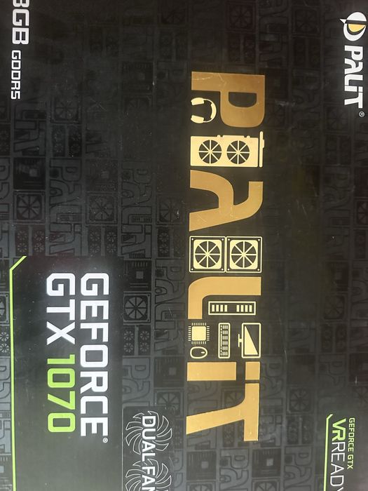 Коробка от відеокарти nvidia geforce gtx 1070