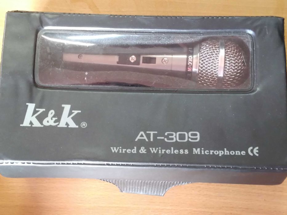 DWA mikrofony - w tym jeden bezprzewodowy/ Polecam - sprawne /