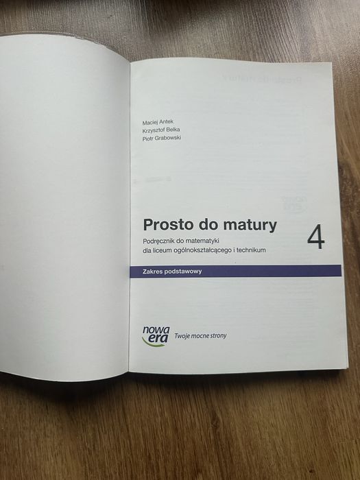 Prosto do matury 4 zakres podstawowy