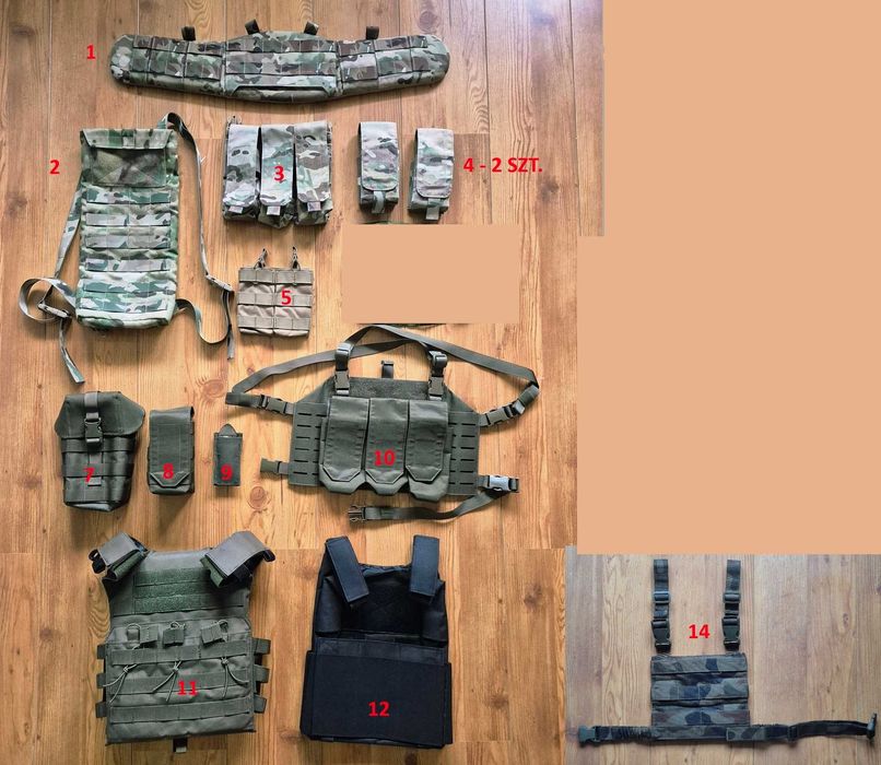 plate carrier, ładownica, cargo, pas, chest, plecak, multicam, szpej