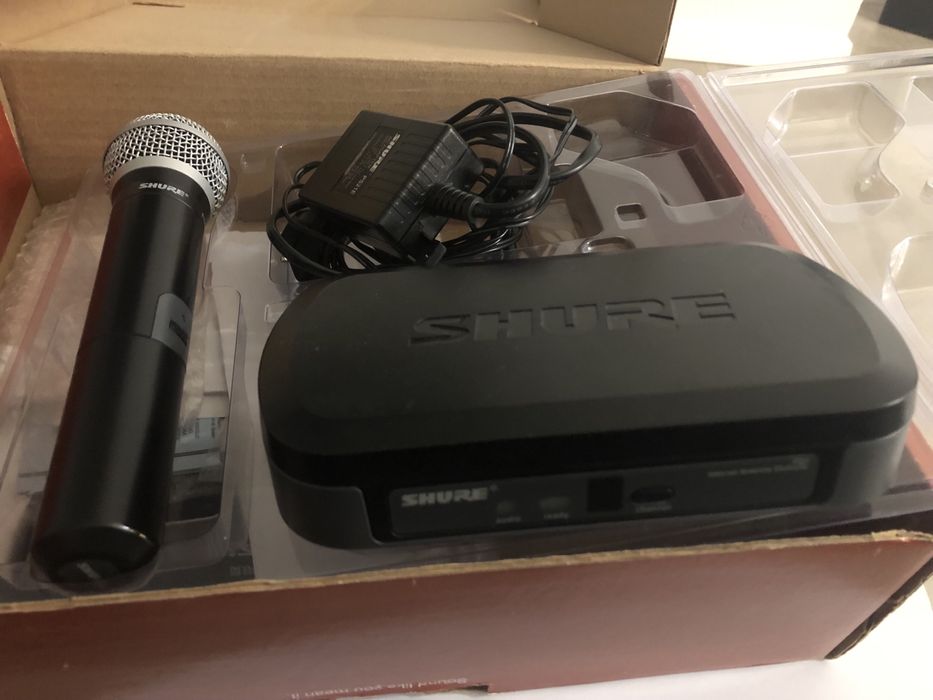 Mikrofon bezprzewodowy SHURE, bezprzewodowy system wokalny SHURE PG 58