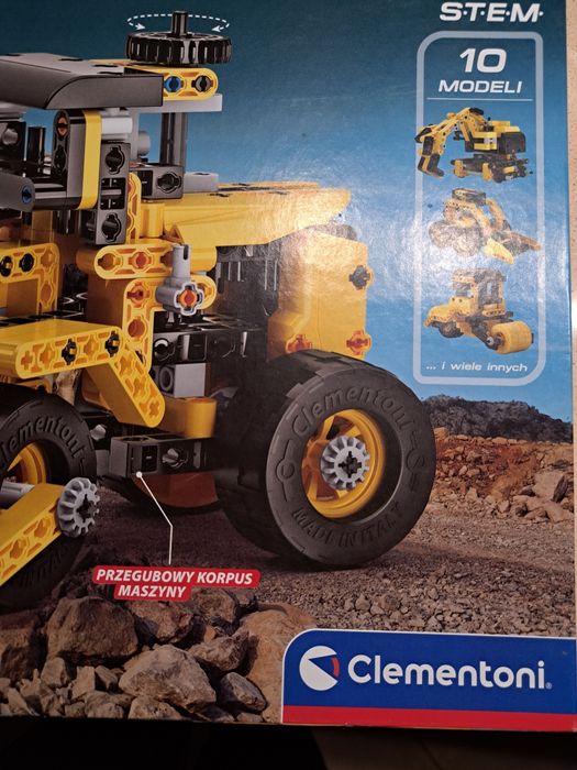 Klocki Clementoni Laboratorium mechaniki buldożer 200 elementów