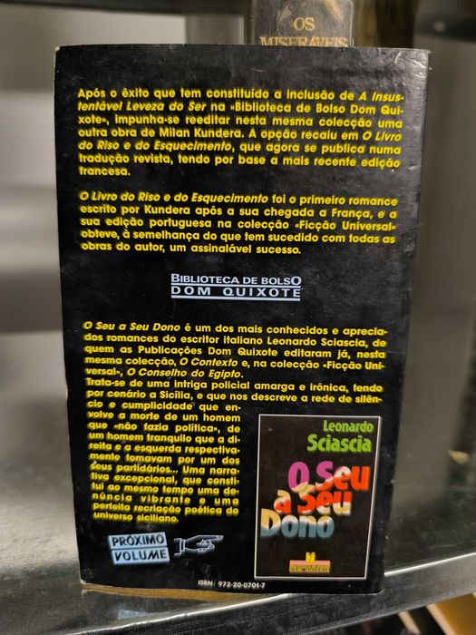 Milan Kundera – O Livro do Riso e do Esquecimento  Clássico literatura