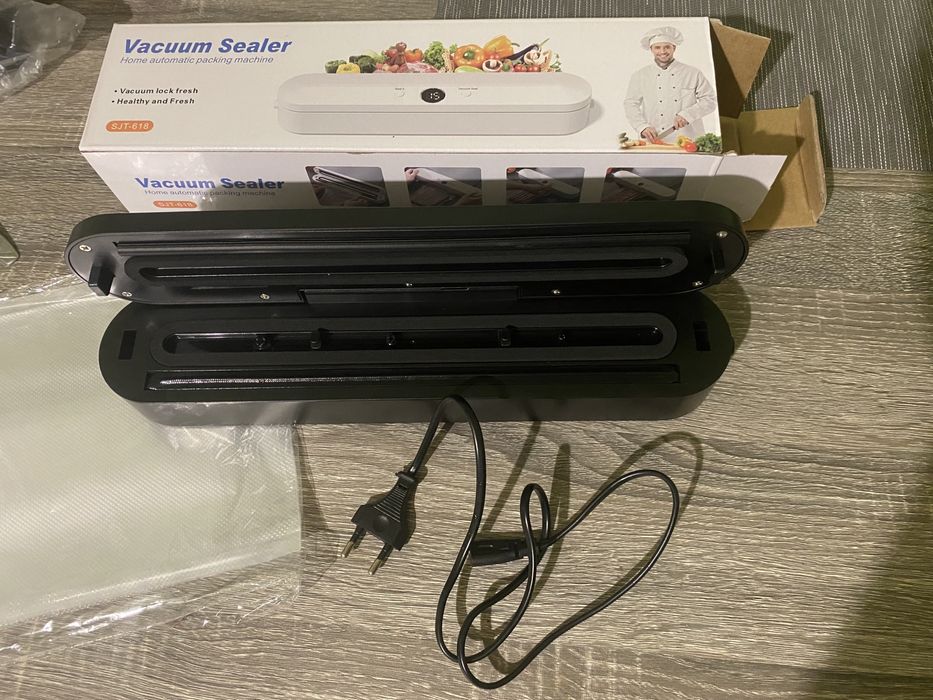 Вакууматор , вакуматор пакувальник їжі кухонний для дому упаковщик еды