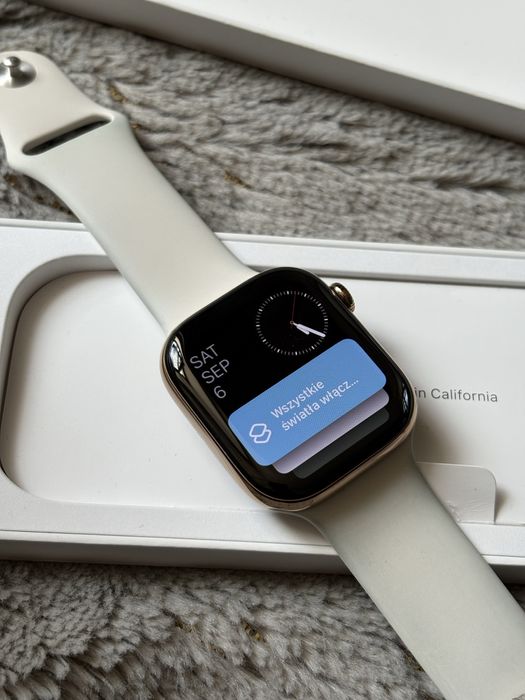 Apple Watch Series 10 46mm tytan tytanowy złoty cellular titanum