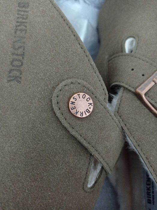 Klapki Birkenstock ocieplane