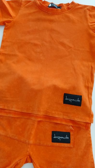 Komplet Despacito dekatyzowany pomarańczowy Orange 98 104