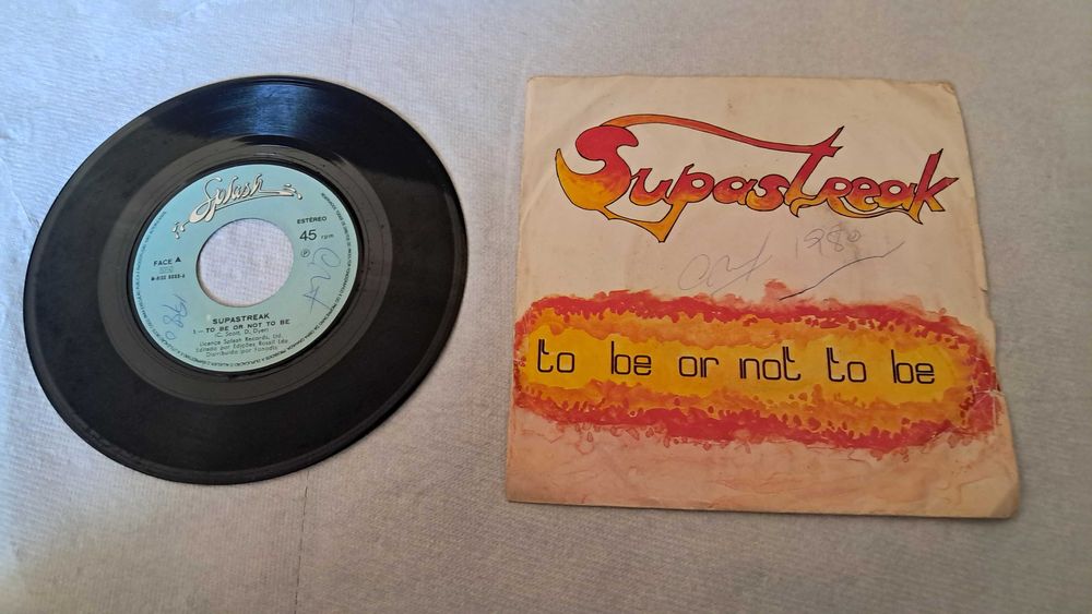 Supastreak – To Be Or Not To Be 1980 (Single 7'' Rossil ROSSIL 8073) [VG] [RARO]