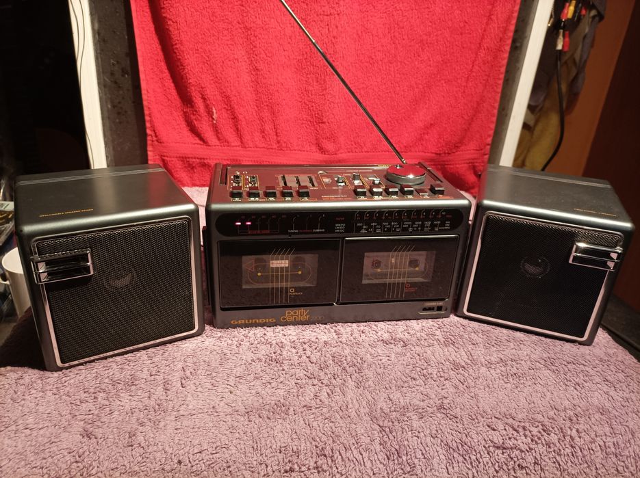 Radomagnetofon vintage,Grundig Party Center. Rzadki model.! Super stan