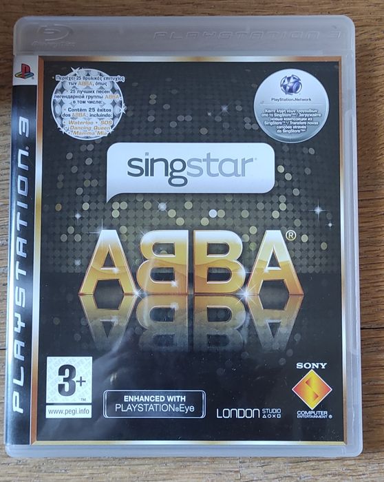 Microfones Singstar PS3 e Jogo ABBA