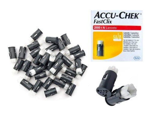 Lancety Accu-Chek FastClix – 30 bębenków (180 szt.) | NOWE | DO 2029 r