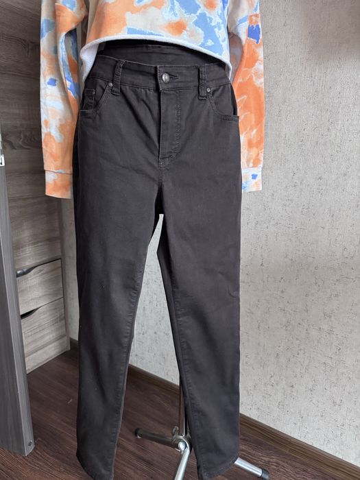 Брюки джинсові колір шоколад