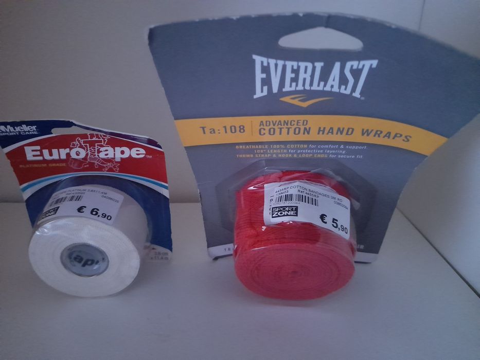 Fita adesiva + fita de boxe