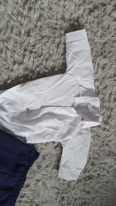 Komplet elegancki świeta chrzest rozm 62