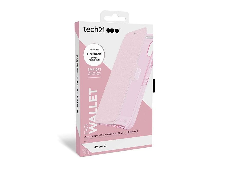 Фирменный чехол книжка tech21 Wallet iPhone Samsung S9+ Plus
