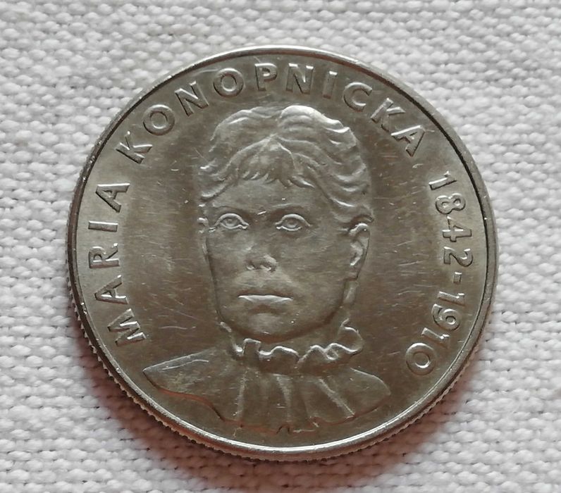 Moneta 20 zł Maria Konopnicka 1978 rok na prezent