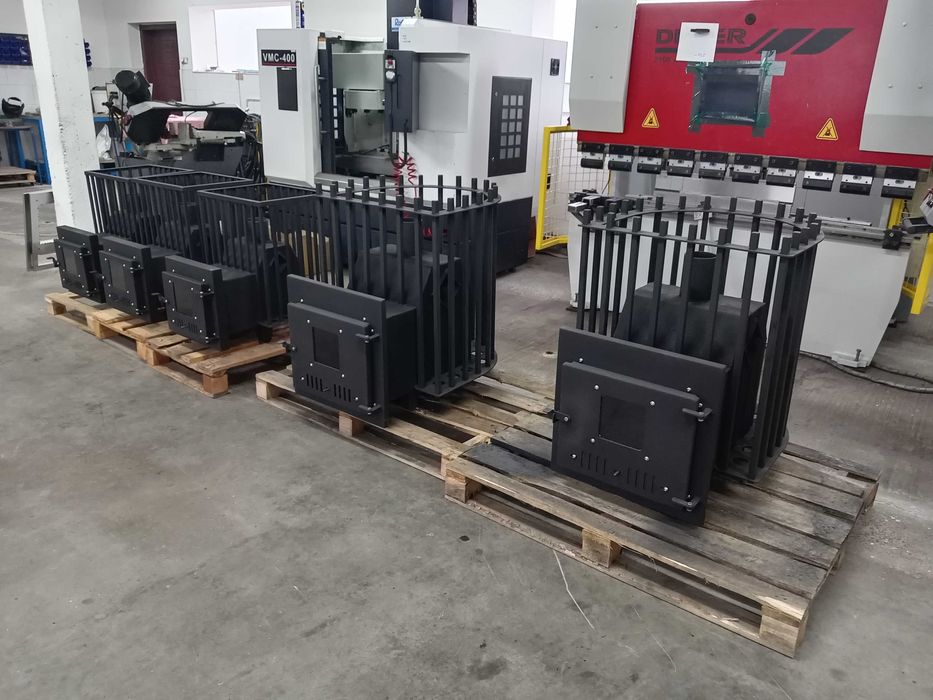 Piec tunelowy do sauny opalany drewnem, zewnętrzny 8-20m3