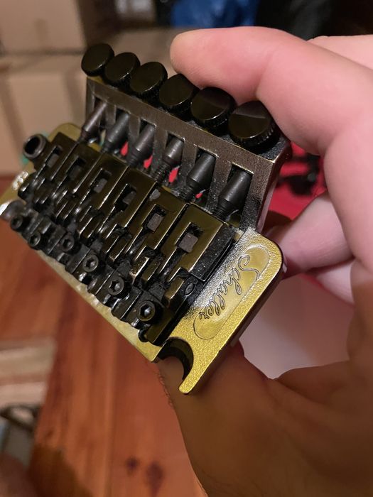 Schaller tremolo floyd rose KOMPLET lata 90 bdb , klUcze LOCKING nut