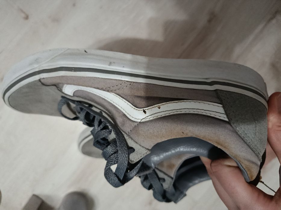Buty męskie Vans szare stan dobry