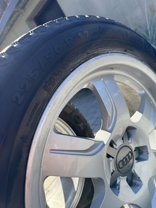 Koła Audi 17” + 225/50 R17 komplet 4 szt. ZIMOWE