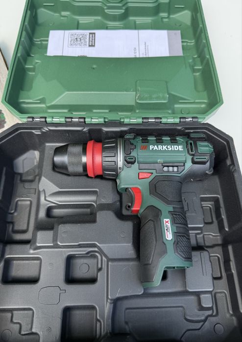 Акумуляторний дриль викрутка Parkside  PBSA 12 E4