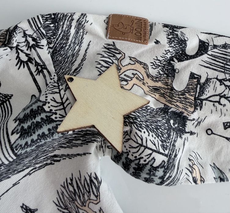 Pajacyk muminki moomin r.68 piżama