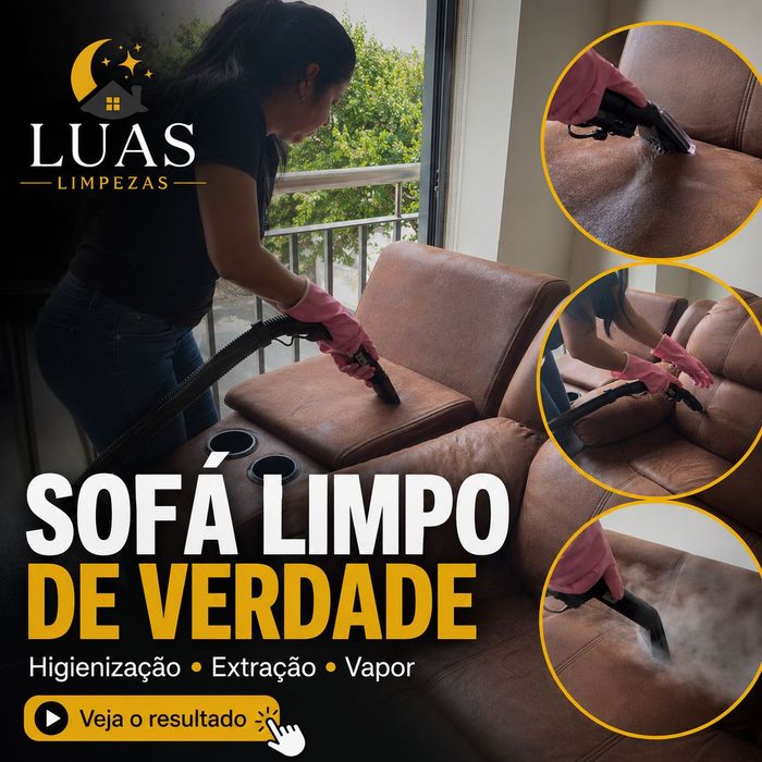 Serviços de limpeza profissional ao domicílio