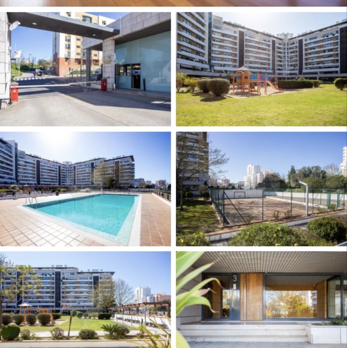 T1 no último piso com terraço privado de 18 m², garagem e acesso a piscina e jardim — Laranjeiras