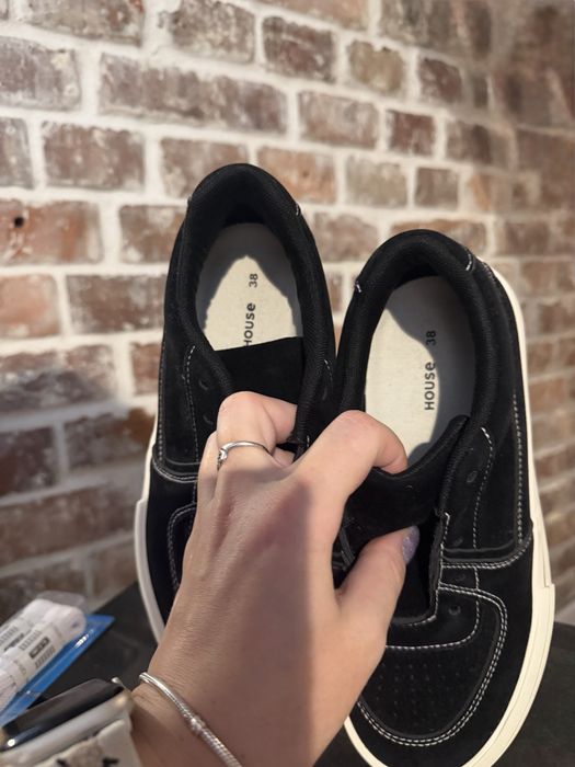 sneakersy czarne damskie 38 – nowe (25 sm)