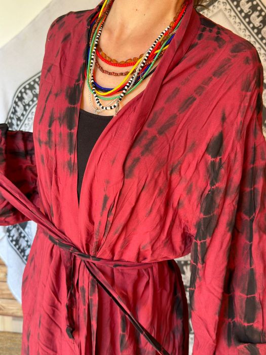 Kimono bawełniane tie dye