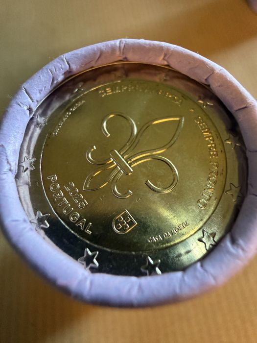 Moeda de 2 Euros - *Moeda Sempre Pronto Sempre Alerta* e *Equipa Olímpica Portugal*