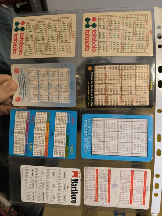 Calendários antigos raros 25 ABRIL, PSD, Coca Cola, Benfica, etc