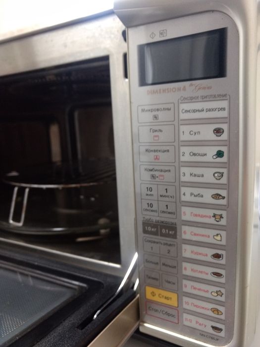 Еда за секунду Panasonic. Все программы работают.