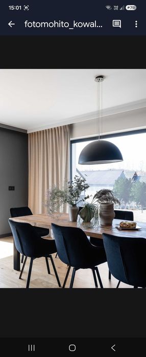 Lampa nad stół duza 60cm