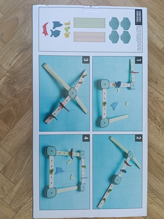 Tor przeszkód deska balansująca Decathlon