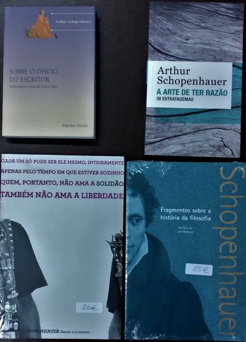 Schopenhauer - Novo lote (14 livros) em stock