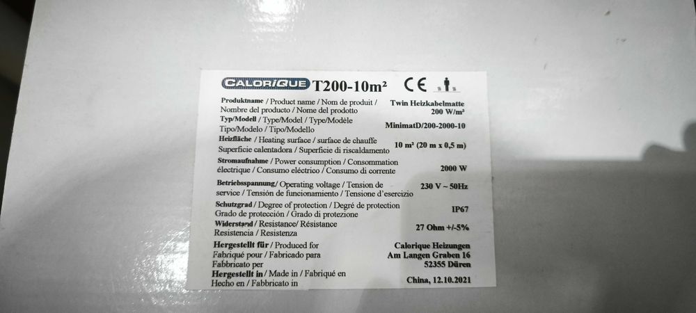 Piso Radiante Elétrico para Chão