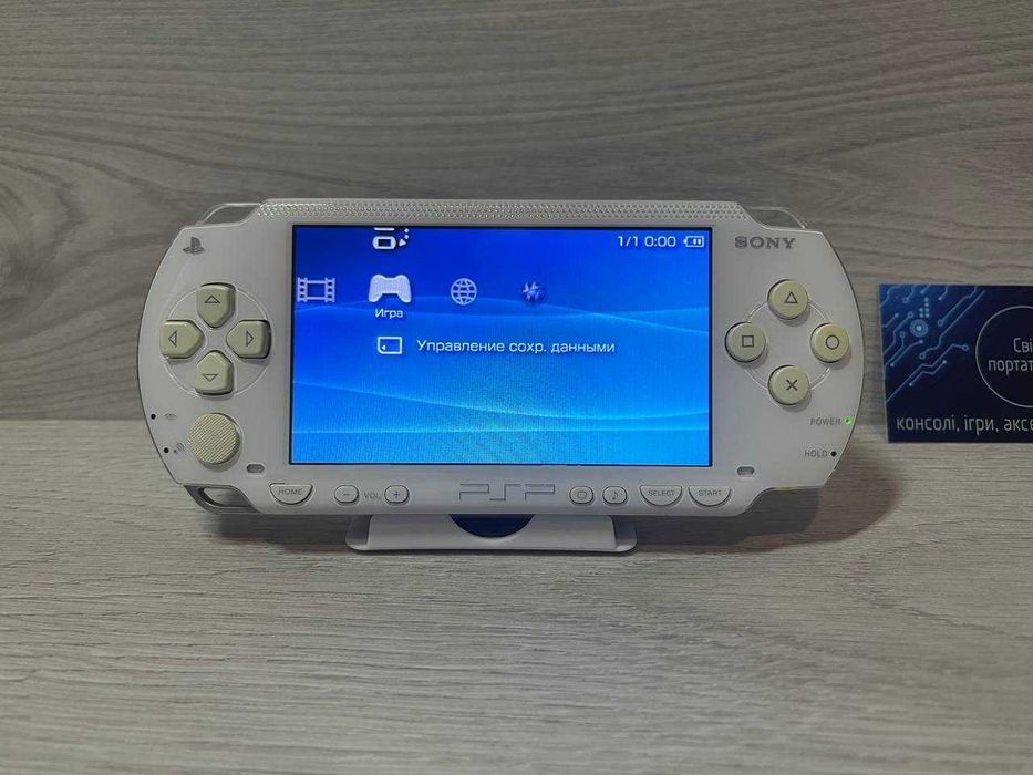 Sony PSP White 64GB+70 Ігор встановлено + Повний комплект в коробці