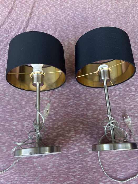 Candeeiros abajur preto / dourado