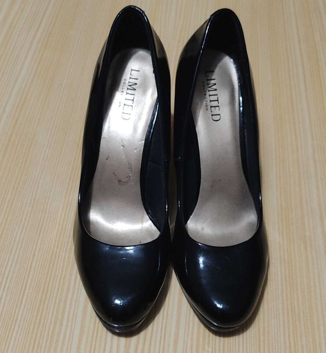 Sapatos Plataforma Pretos T.39