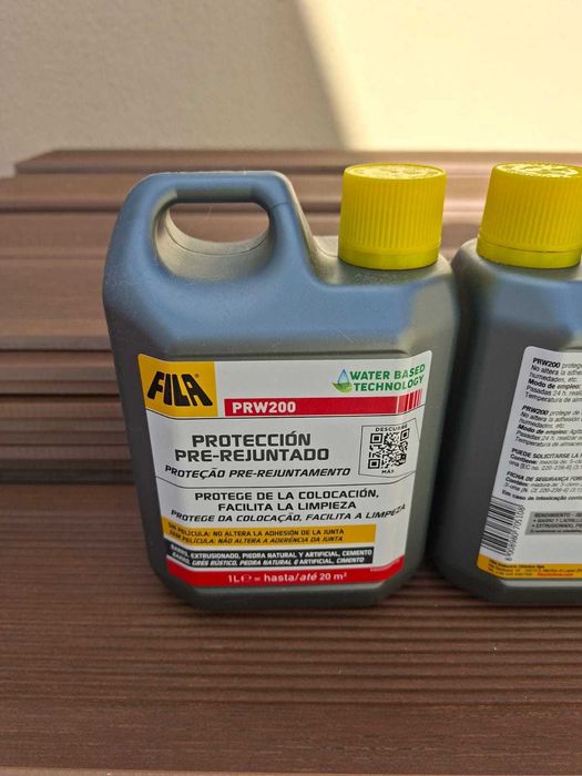 FILA PRW200 – Proteção Pré-Rejuntamento | 1 Litro Fechado + Oferta de Embalagem Aberta