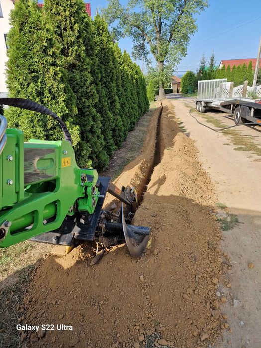 Usługi ładowarką Wodzisław Śląski prace ziemne wykopy wiercenie