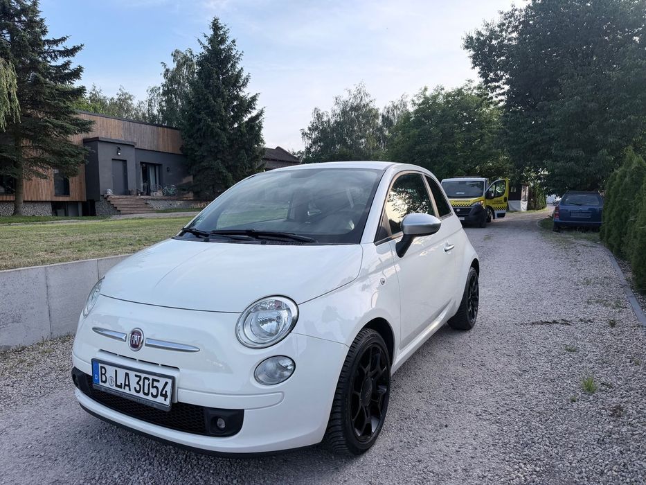 Fiat 500 Pierwszywłaściciel#CzarnySufit#125tyśPrzebiegu#