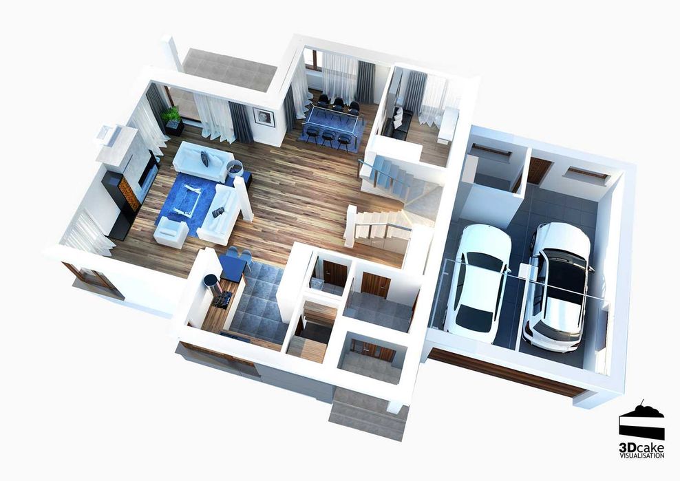 Wizualizacja 3D, wizualizacje zewnętrzne, animacja