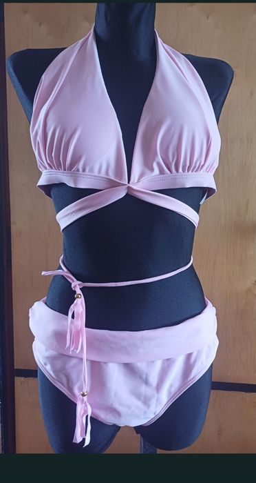 Bikini dwuczęściowe róż - nowe!!