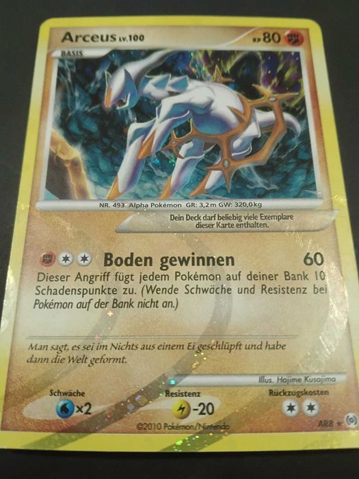 Arceus (Arceus AR8), muito bom estado!!