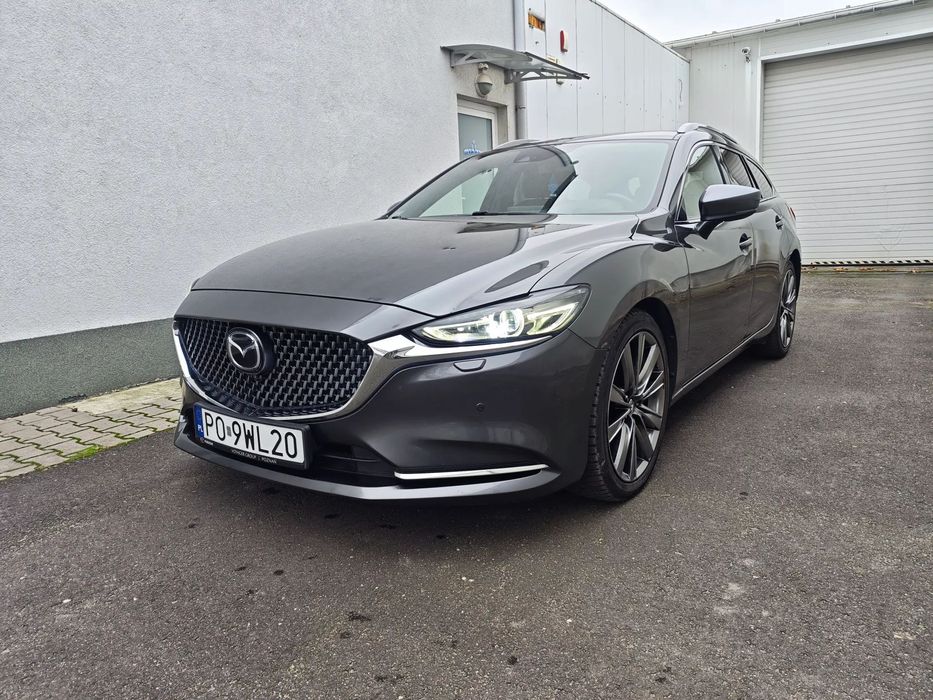 Mazda 6 SkyDram, Salon PL, 2.5L, 194KM, skóra Nappa, drewno sen
